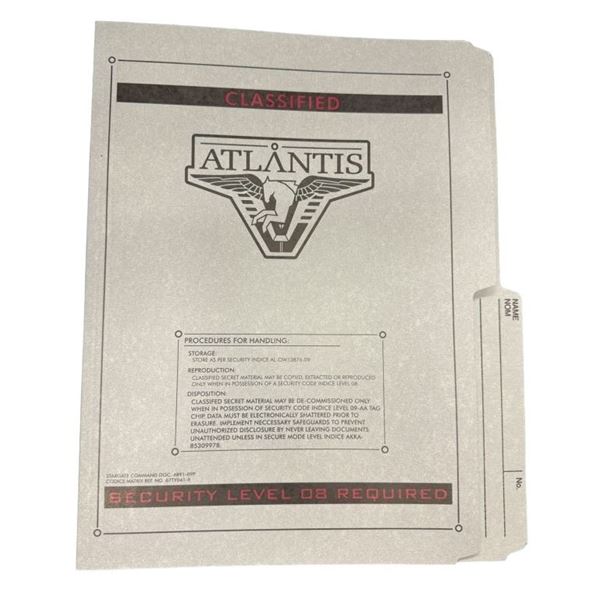 Stargate: Atlantis (2004-2009) - Classified Folder