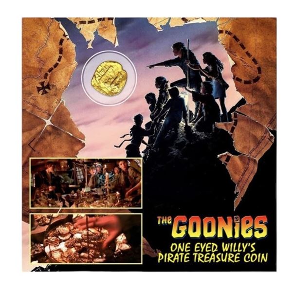 The Goonies (1985) - One-Eyed Willie Hero Treasure Coin With Artwork