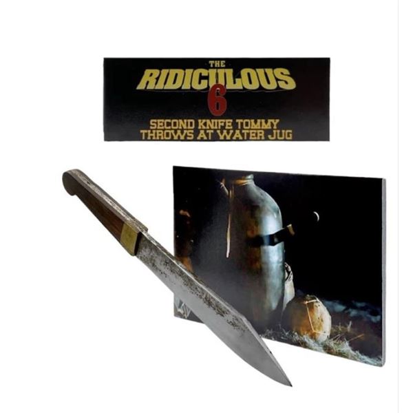 The Ridiculous 6 (2015) - Tommy's (Adam Sandler) Second Water Jug Throwing Knife