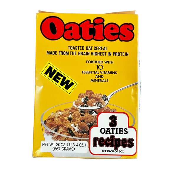 Seinfeld (1989–1998) - Oaties Cereal Box From Jerry's Apartment