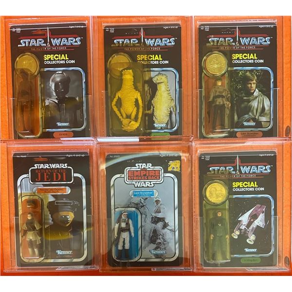 Star Wars - Set of 6 Vintage Graded Figures