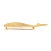 Image 5 : Vintage 14K Gold Textured Florentine Finish Diving Fish w/ Ruby Eye Brooch Pin