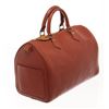 Image 2 : Louis Vuitton Brown Epi Leather Speedy 30 Satchel Bag