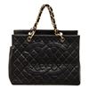 Image 1 : Chanel Black Caviar Quilted Leather Vintage GST