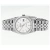 Image 2 : Rolex Mens Stainless Steel 36MM Silver Index 14K White Gold Bezel 36MM Datejust