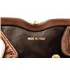 Image 7 : Chanel Brown Leather Mini Kisslock Shoulder Bag