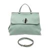 Image 1 : Gucci Green Leather Daily Bamboo 2Way Satchel Bag