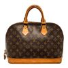 Image 1 : Louis Vuitton Brown Monogram Canvas Alma PM Satchel Bag