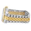 Image 5 : Rolex Mens Two Tone Sapphire Quickset Champagne Jubilee Diamond Dial Datejust Wi