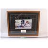 Image 1 : Framed Johnny Bower Hockey Photo in Frame - 21.5" x 18"