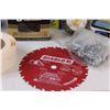 Image 2 : Hardware Lot: Diablo Saw Blade, Drywall Tape, Fire Starter, Misc.