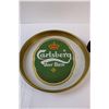 Image 5 : Carlsberg Beer Serving Tray & (5) Hockey Pucks