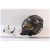 Image 1 : Itech Hockey Goalie Mask & Hockey Cage