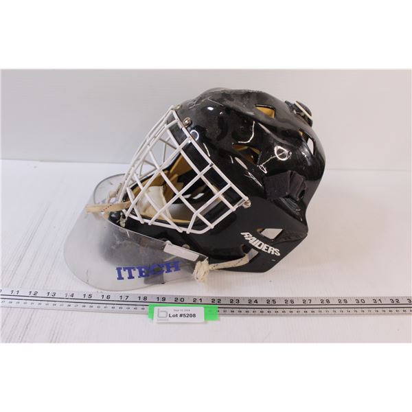Itech Hockey Goalie Mask w/ Neck Shield