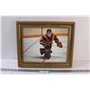 Image 1 : Glen Hanlon Hockey Picture in Frame - 15" x 17"