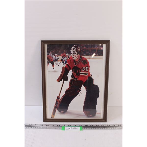 Murray Bannerman Hockey Picture in Frame - 15" x 12"