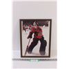 Image 1 : Murray Bannerman Hockey Picture in Frame - 15" x 12"