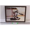 Image 1 : Jiri Crha Hockey Picture in Frame - 15" x 12"