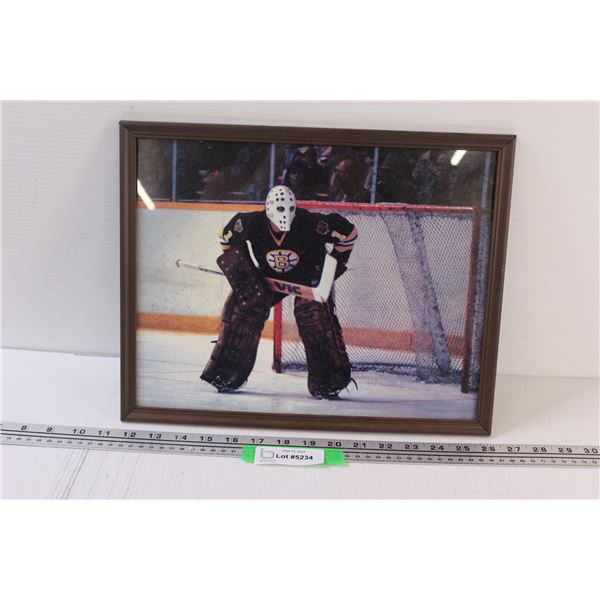 Gilles Gilbert Hockey Picture in Frame - 15" x 12"