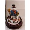 Image 2 : Illuminated Snowman w/ Children Christmas Decor - 8" x 6" - May Need Batteries, Untested