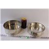Image 1 : (2) Cake Pans (Angel Food Cake & Spring Form) & Yeast Glass Jar
