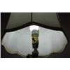 Image 4 : Vintage End Table Lamp w/Shade - 32" x 13" - Works