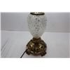 Image 5 : Vintage End Table Lamp w/Shade - 32" x 13" - Works