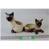 Image 1 : (2) Cat Planters
