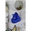 Image 6 : Summer Slam Table Cloth, Stained Glass Hummingbird, Bird Heart Glass Art, Liquor Glass, Vase, Rectan
