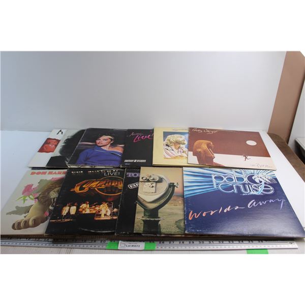 (10+) Assorted Vinyl Records - Gary Wright, Natalie Live and Toulouse