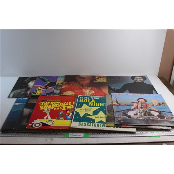 (10+) Assorted Vinyl Records - Mighty Pope, Great Songs of the Beatles and Jimi B