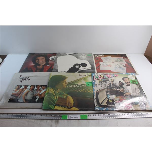 (6) Assorted Vinyl Records - Beau Geste, Parker McGill and Moneyvideo, Sealed