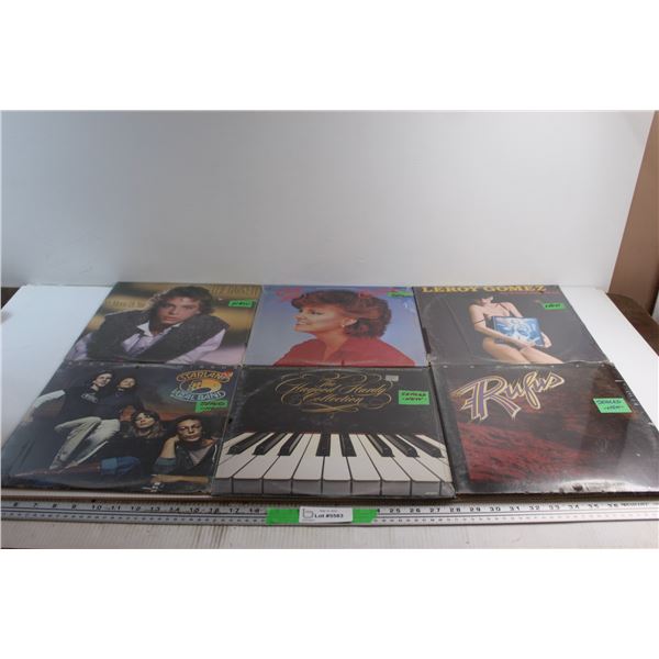 (6) Assorted Vinyl Records - Leif Garrett, Leroy Gomez and Cristy Jane, Sealed