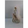 Image 5 : Fiber Optic Light Up Porcelain Figure - As Is