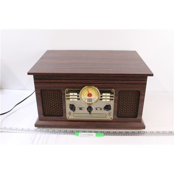 Victrola Multimedia CD/Radio/Tape/Record Player - 18" x13" x 10" - Works