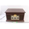 Image 1 : Victrola Multimedia CD/Radio/Tape/Record Player - 18" x13" x 10" - Works
