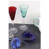 Image 3 : Tinkerbell Mug, (3) Colored Glass Liqueur Glasses, (11) Miniature Figurines (Assorted)