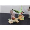 Image 2 : (6) Bird Figurines: (4) Ceramic & (2) Bone China