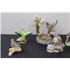 Image 7 : (6) Bird Figurines: (4) Ceramic & (2) Bone China