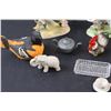 Image 5 : (14) Miniature Figurine Sets: Birds, Tea Set, Salt & Pepper Shakers, Misc.