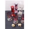 Image 2 : (14) Assorted Liqueur Glasses, (8) Miniature Figurines, Glass Bell