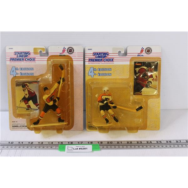 (2) Starting Lineup 1996 Mikael Renberg & John LeClair Hockey Figurine in Box