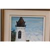Image 2 : Lighthouse Painting in Frame - 18" x 15"