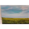 Image 3 : Saskatchewan Canola Field & Living Sky Painting on Canvas - 24" x 18"