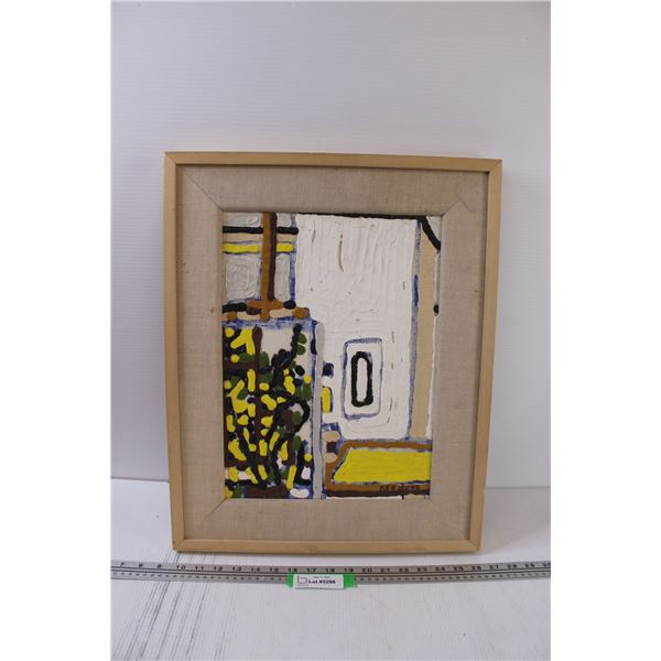 Modern Art Painting in Frame - 21" x 17"
