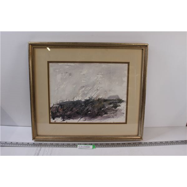 Modern Art Watercolor Print by Leo Tremblay - 20.5" x 18"