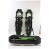 Image 1 : Odoland 30" Snowshoes & Poles in Carrying Case