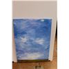 Image 1 : * Saskatchewan Living Skies Painting on Canvas - 48" x 36"