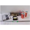 Image 1 : Hair Clipper Teeth Set, Shower Curtain, Battery Operated Light, (3) Rolls of Shipping Labels