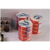 Image 4 : Hair Clipper Teeth Set, Shower Curtain, Battery Operated Light, (3) Rolls of Shipping Labels